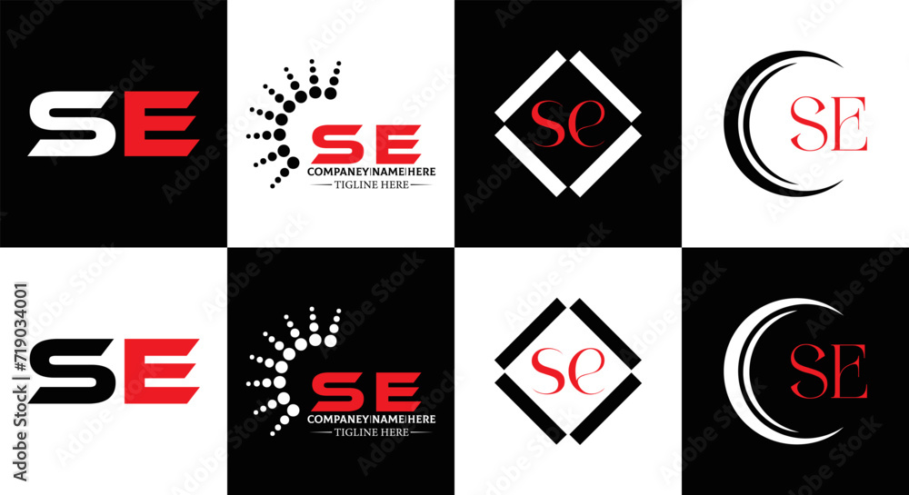 SE logo. S E design. White SE letter. SE, S E letter logo SET design. Initial letter SE linked circle uppercase monogram logo. S E letter logo SET vector design. SE letter logo design five style.
SE logo. S E design. White SE letter. SE, S E letter logo SET design. Initial letter SE linked circle uppercase monogram logo. S E letter logo SET vector design. SE letter logo design five style.