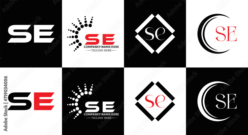 SE logo. S E design. White SE letter. SE, S E letter logo SET design. Initial letter SE linked circle uppercase monogram logo. S E letter logo SET vector design. SE letter logo design five style.
SE logo. S E design. White SE letter. SE, S E letter logo SET design. Initial letter SE linked circle uppercase monogram logo. S E letter logo SET vector design. SE letter logo design five style.