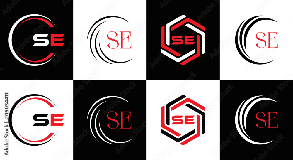 SE logo. S E design. White SE letter. SE, S E letter logo SET design. Initial letter SE linked circle uppercase monogram logo. S E letter logo SET vector design. SE letter logo design five style.
SE logo. S E design. White SE letter. SE, S E letter logo SET design. Initial letter SE linked circle uppercase monogram logo. S E letter logo SET vector design. SE letter logo design five style.