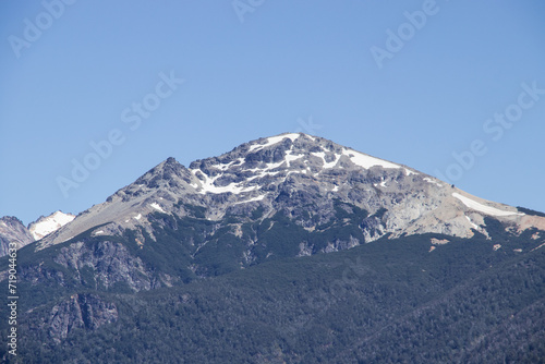 snow covered mountains