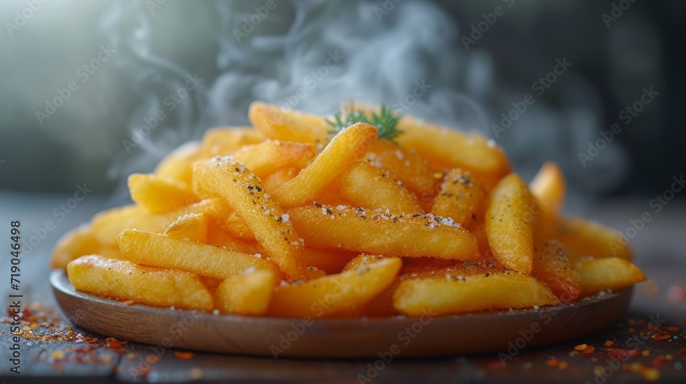 french fries, chips, fries well decorated product photo french fries, chips, fries well decorated product photo