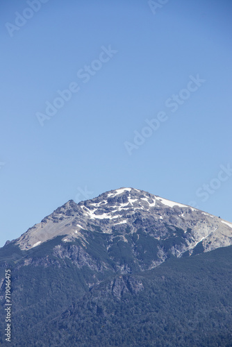 snow covered mountains