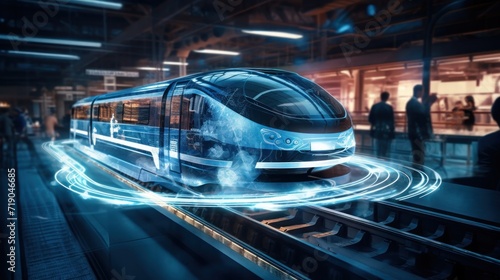 Future train model uses digital holographic app