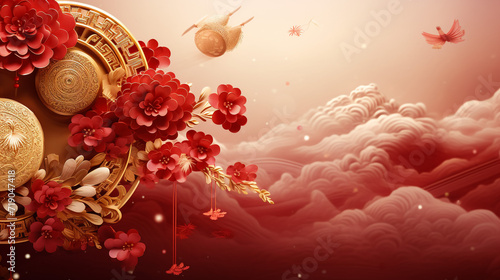 Background happy chinese new year 