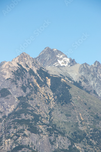 snow covered mountains