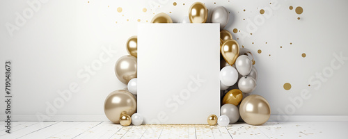 Gold Balloon Garland