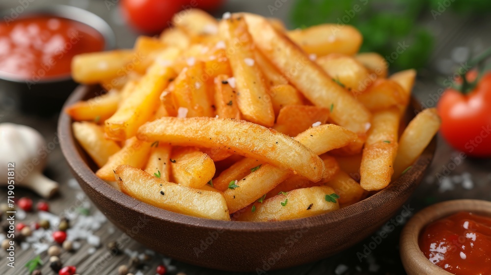 french fries, chips, fries well decorated product photo french fries, chips, fries well decorated product photo
