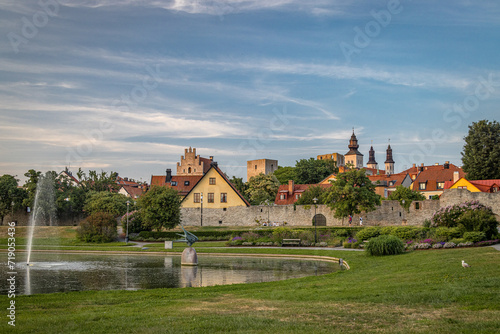 Visby in the golden hour, Gotland, Sweden