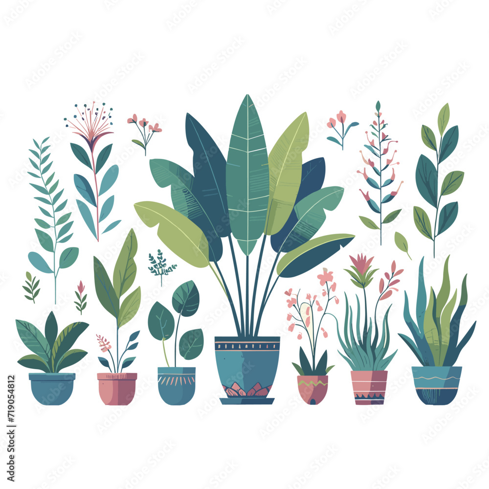 BOTANICAL GARDEN PLANT ELEMENT DECOR BOTANICAL GARDEN PLANT ELEMENT DECOR