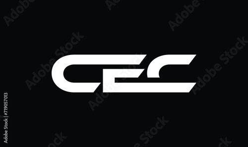 C e c letter business logo, cec letter logo