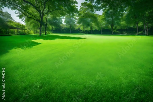 golf course in summer