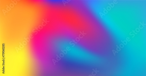 Holographic foil. Iridescent gradient. Glitch Hologram. Pastel neon rainbow. Ultraviolet metallic paper. Template for presentation. Cover to web design. Abstract colorful gradient.