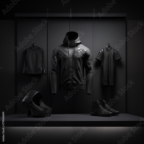 black clothing