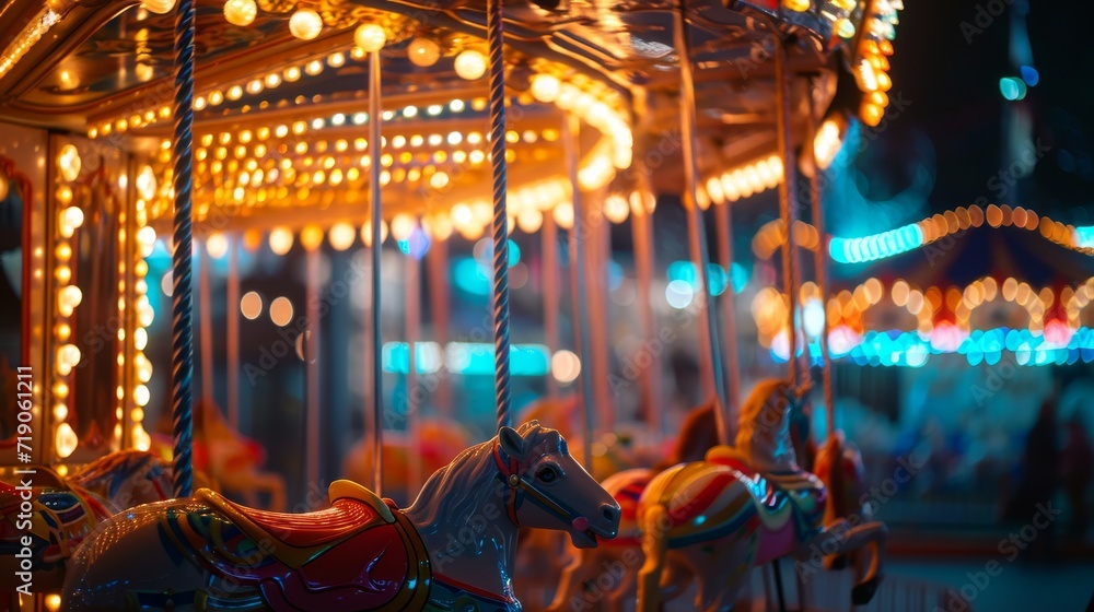 Merry-Go-Round Lights, Carnival Day