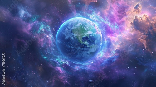 Nebula Nexus: Planet and Climate Interwoven © MAY