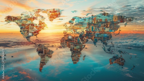 Panorama Finance: Global Economic Mosaic photo