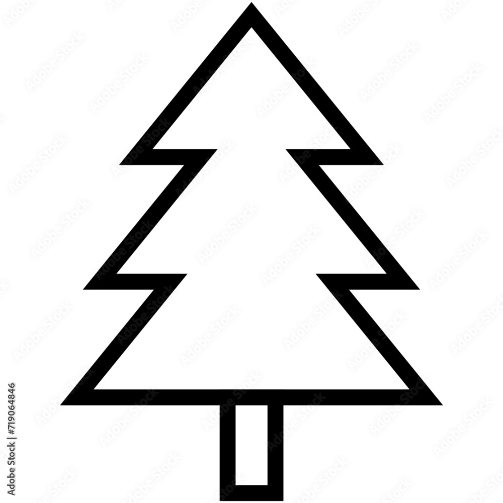 Fir Tree Vector Icon Fir Tree Vector Icon