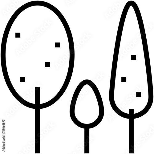 Forest Vector Icon