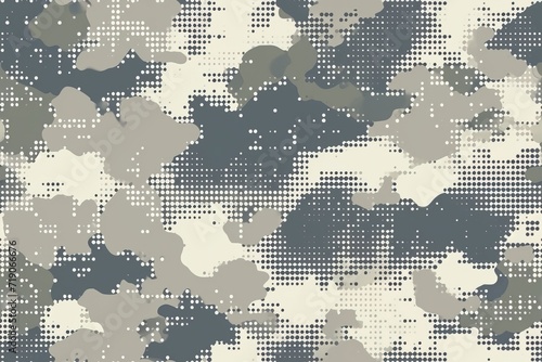 Pixel style background of camouflage pattern