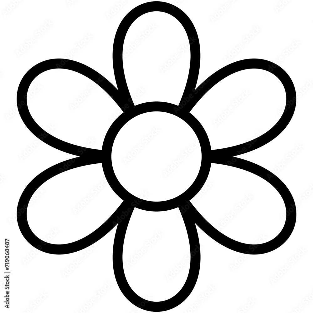 Flower Vector Icon Flower Vector Icon