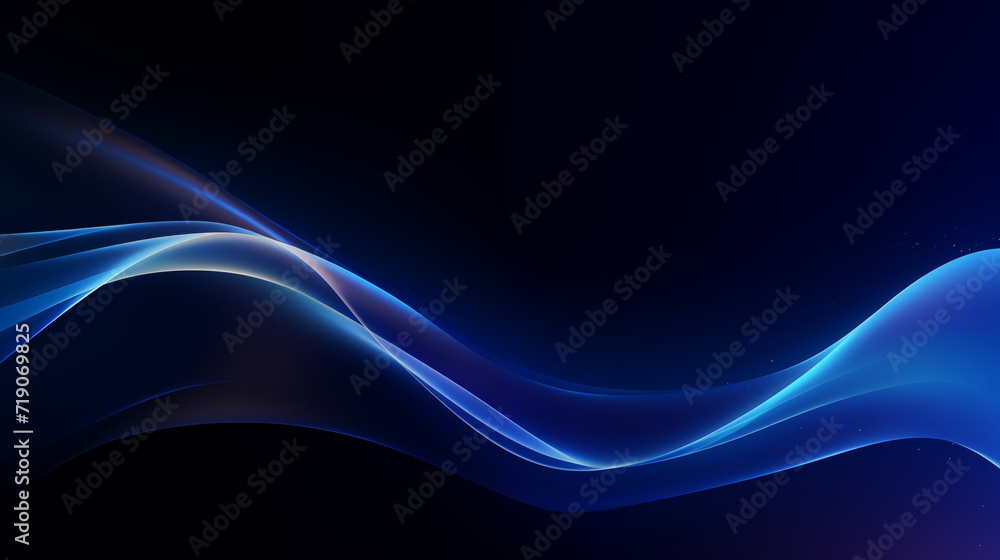 Abstract illustration in the form of waves with a combination of blue, purple and red shades on a dark background for wallpaper, advertising or gift wrapping and web design. Generative AI Abstract illustration in the form of waves with a combination of blue, purple and red shades on a dark background for wallpaper, advertising or gift wrapping and web design. Generative AI