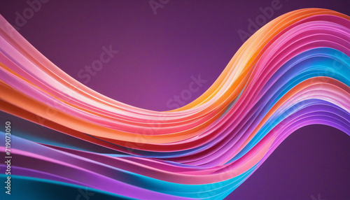 Neon Rainbow Ribbon