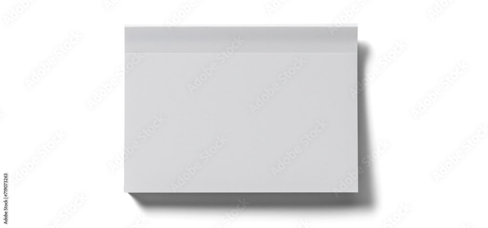 Blank White Square Paper on Transparent Blank White Square Paper on Transparent
