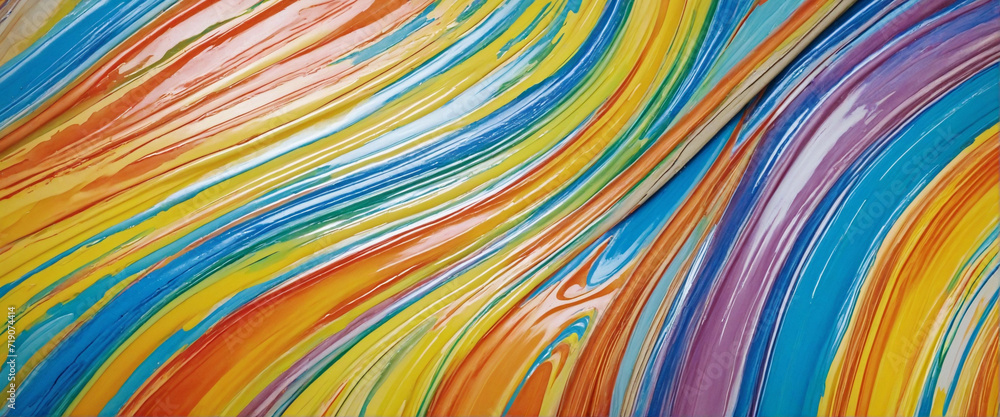 Vibrant oil paint abstract background with rainbow colors - textured art photo palette Vibrant oil paint abstract background with rainbow colors - textured art photo palette