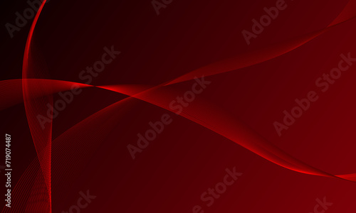 red black gradient with smooth lines wave curves abstract background