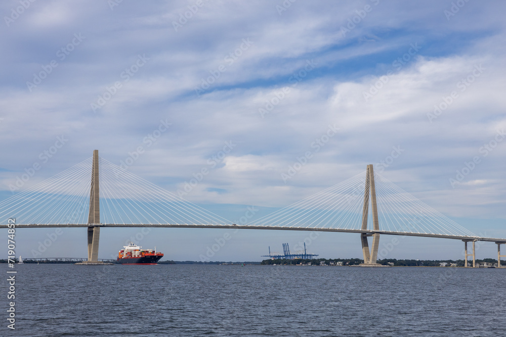 Obraz premium Charleston SC bridge 