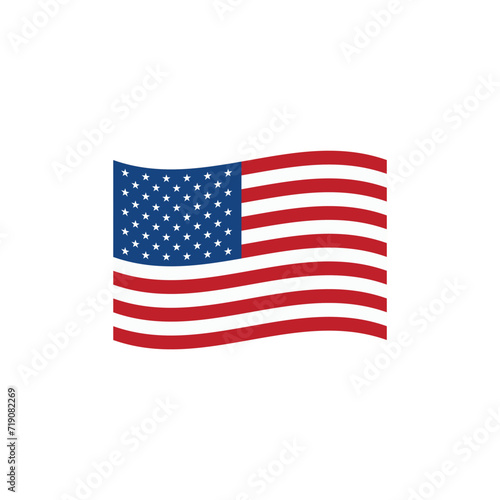 Flag of Usa vector symbol