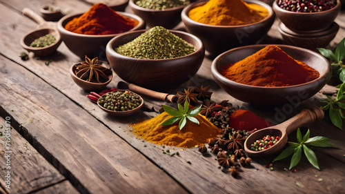 Fototapeta Naklejka Na Ścianę i Meble -  spices and herbs