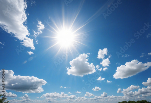 A Miracle of Light and Clouds on a Hot Summer Day