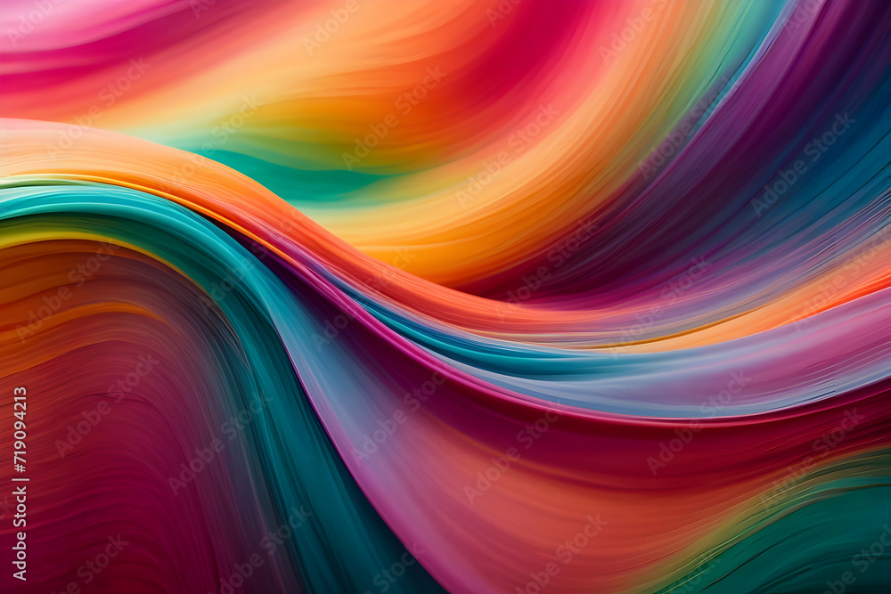 Fototapeta premium Abstract Vibrant Gradient background. Saturated Colors Smears