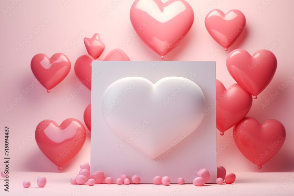 Awesome aesthetic Valentines Day wallpaper, texture, background

