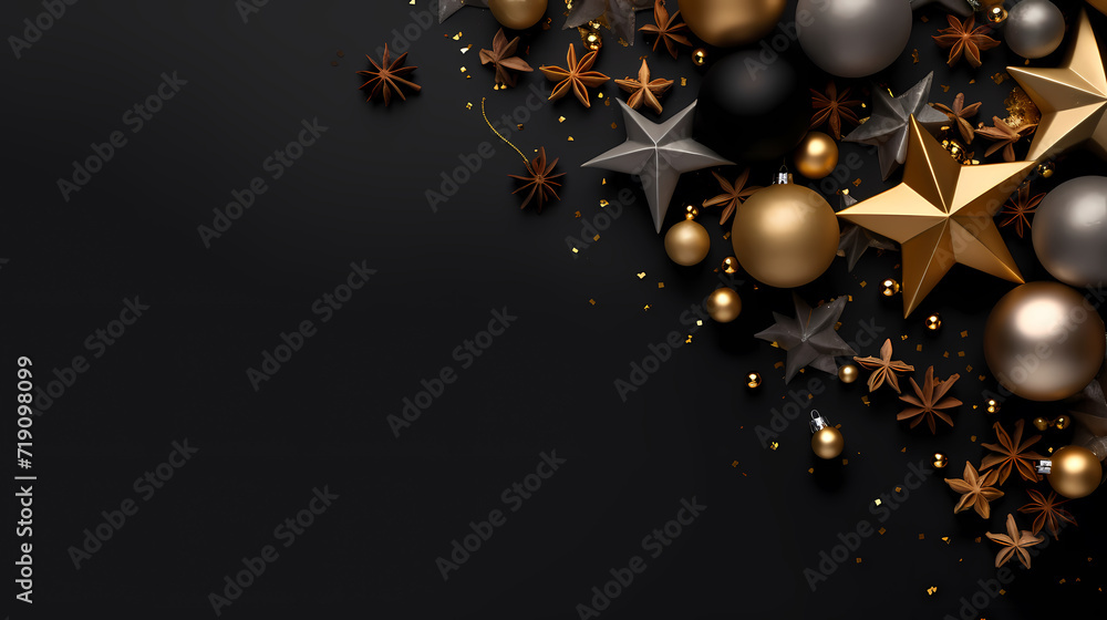 Luxurious shiny Christmas ball decoration, Christmas and New Year ornaments background Luxurious shiny Christmas ball decoration, Christmas and New Year ornaments background