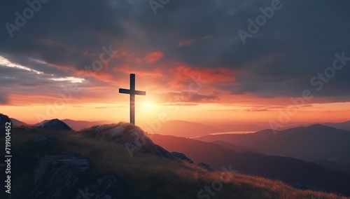 The Holy Cross, symbolizing the death and resurrection of Jesus Christ