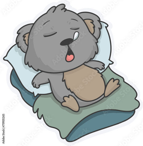 cute koala vector