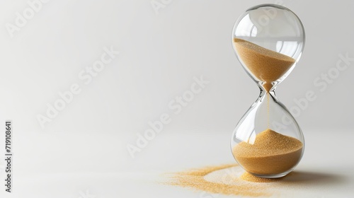 The hourglass sat atop the mantel, its sand running out as the warm light of the indoor fire danced upon its sandglass surface