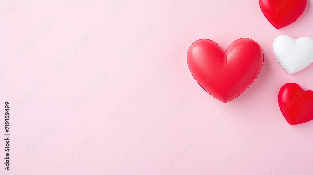 Hearts are Symbols of love for the designer of greeting Cards 