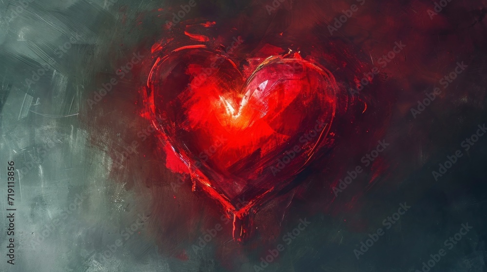 beautiful red heart made of passionate fire beautiful red heart made of passionate fire