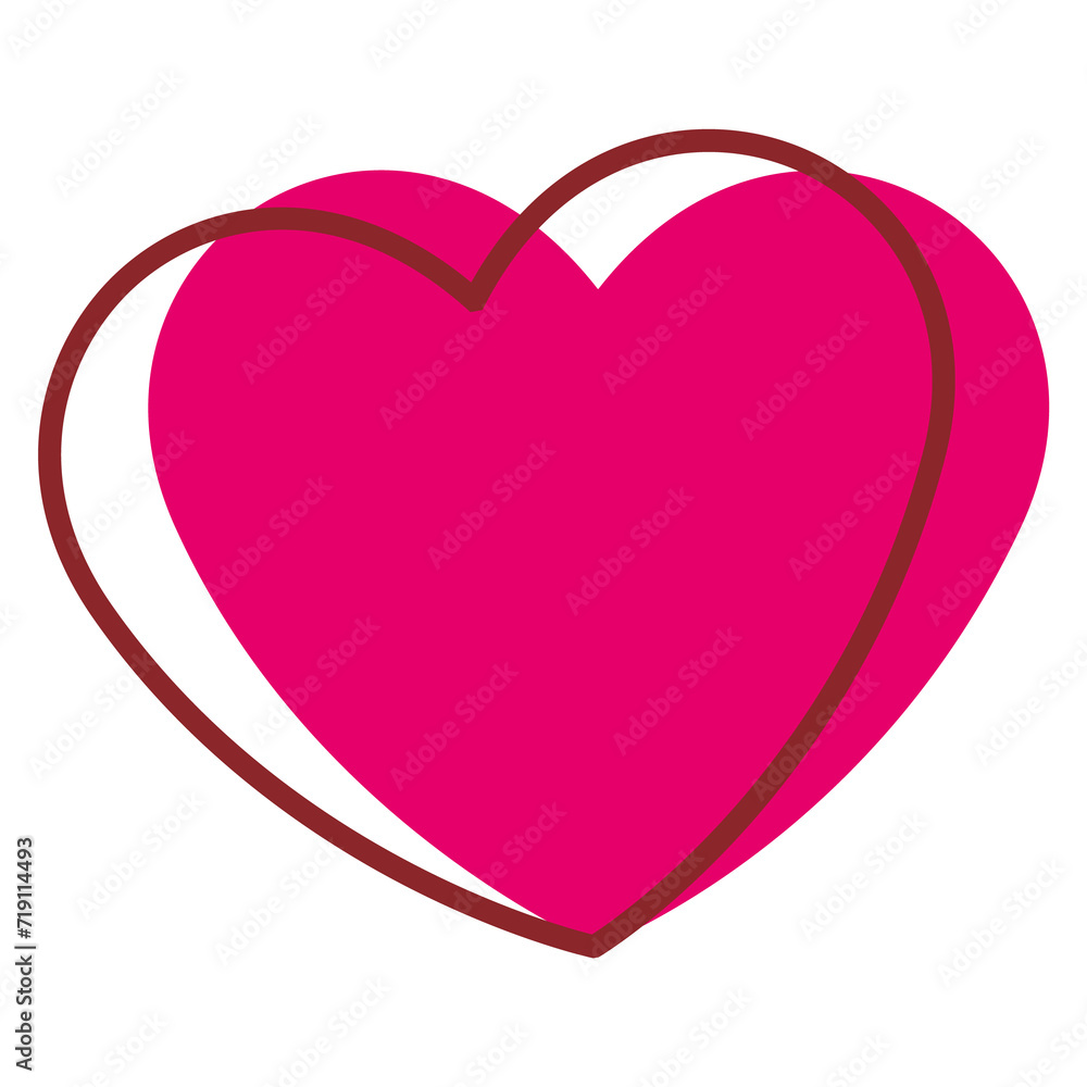Decorative Pink Heart Decorative Pink Heart