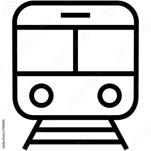 Tram Vector Icon 