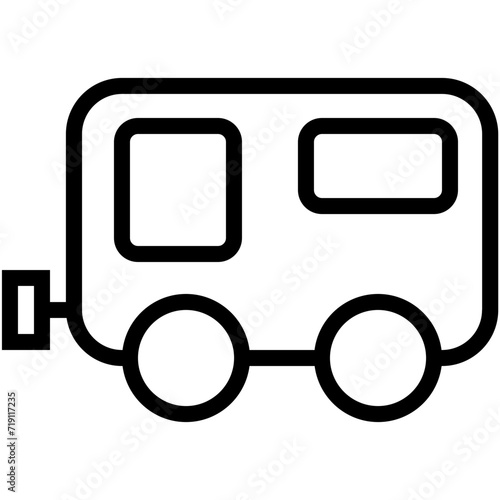 Caravan Vector Icon