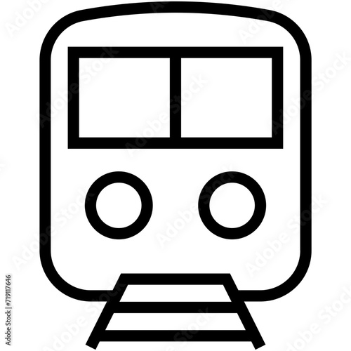 Tram Vector Icon 