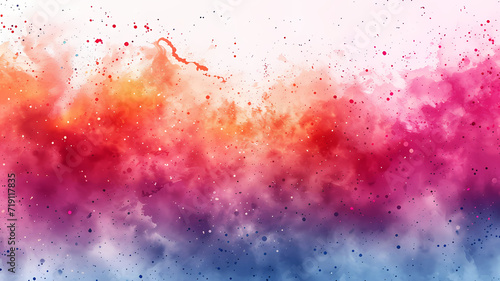 Watercolor Paint Abstract Background with Artistic Splash photo
