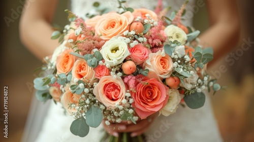 wedding bouquet of flowers