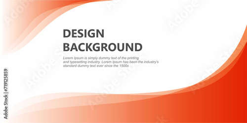 abstract background with wave orange
