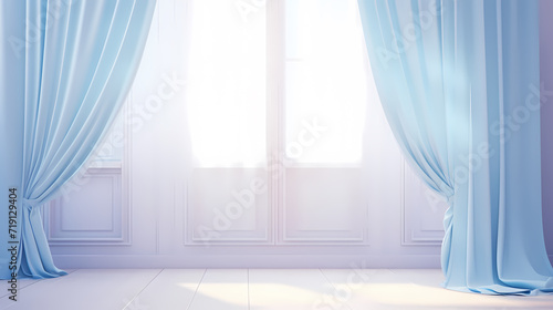 Empty room background, simple style interior design