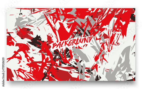 a red and white abstract background